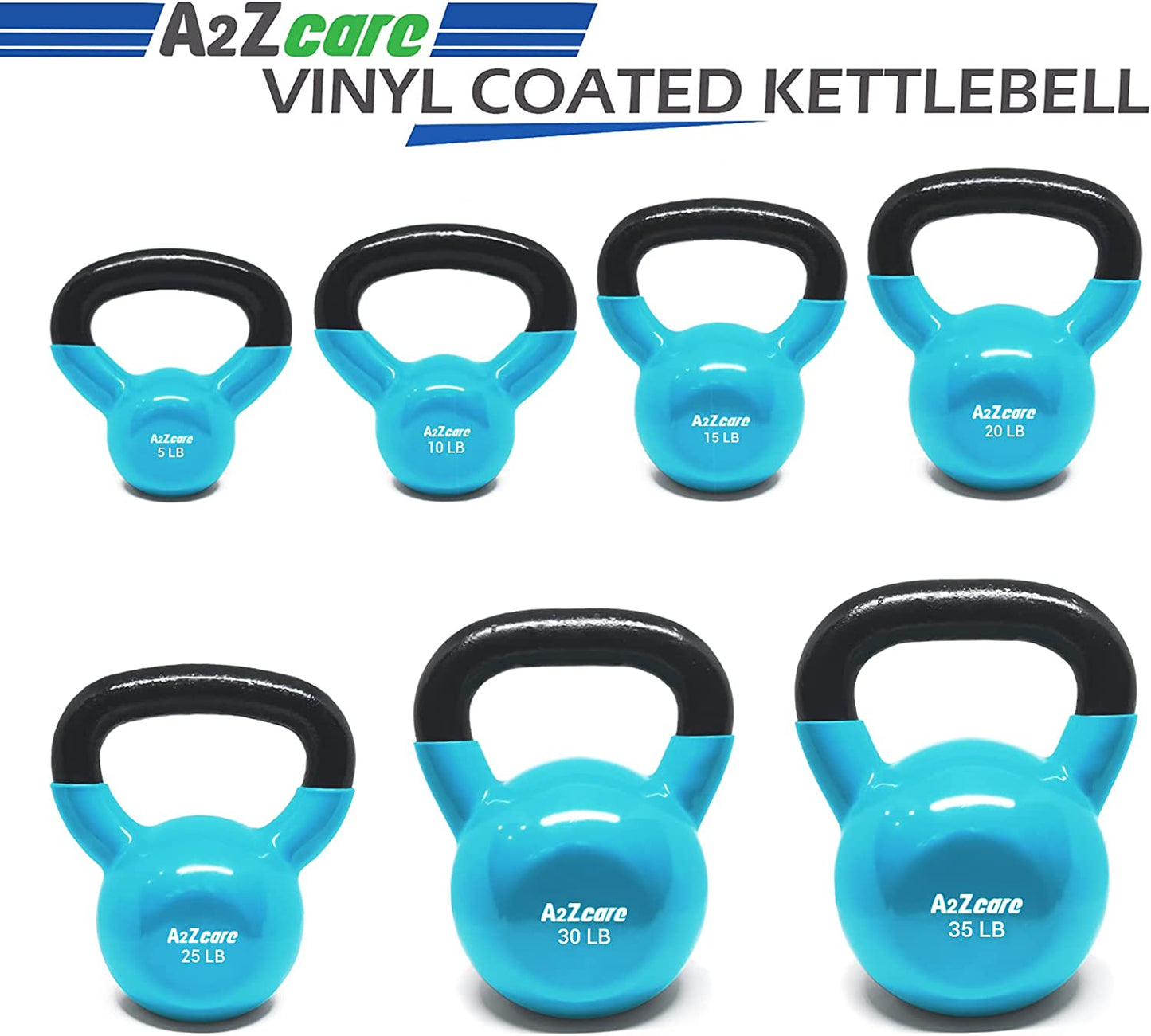Elevate Your Workout with Our 30lbs Vinyl Coated Kettlebell - Perfect for Cross Training, Body Workouts, and Muscle Building