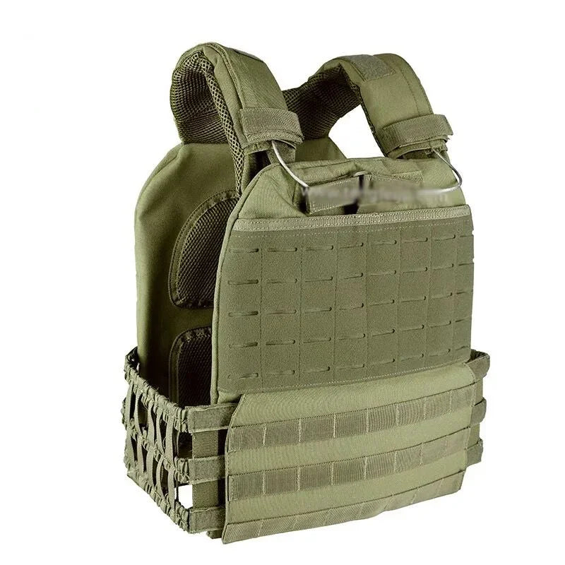 Tactical Adjustable Vest Hunting Airsoft Molle Waistcoat Hiking Assault Plate Carrier Vest Hunting Protect Outdoor Equipment