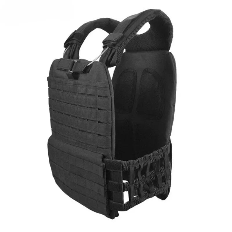 Tactical Adjustable Vest Hunting Airsoft Molle Waistcoat Hiking Assault Plate Carrier Vest Hunting Protect Outdoor Equipment