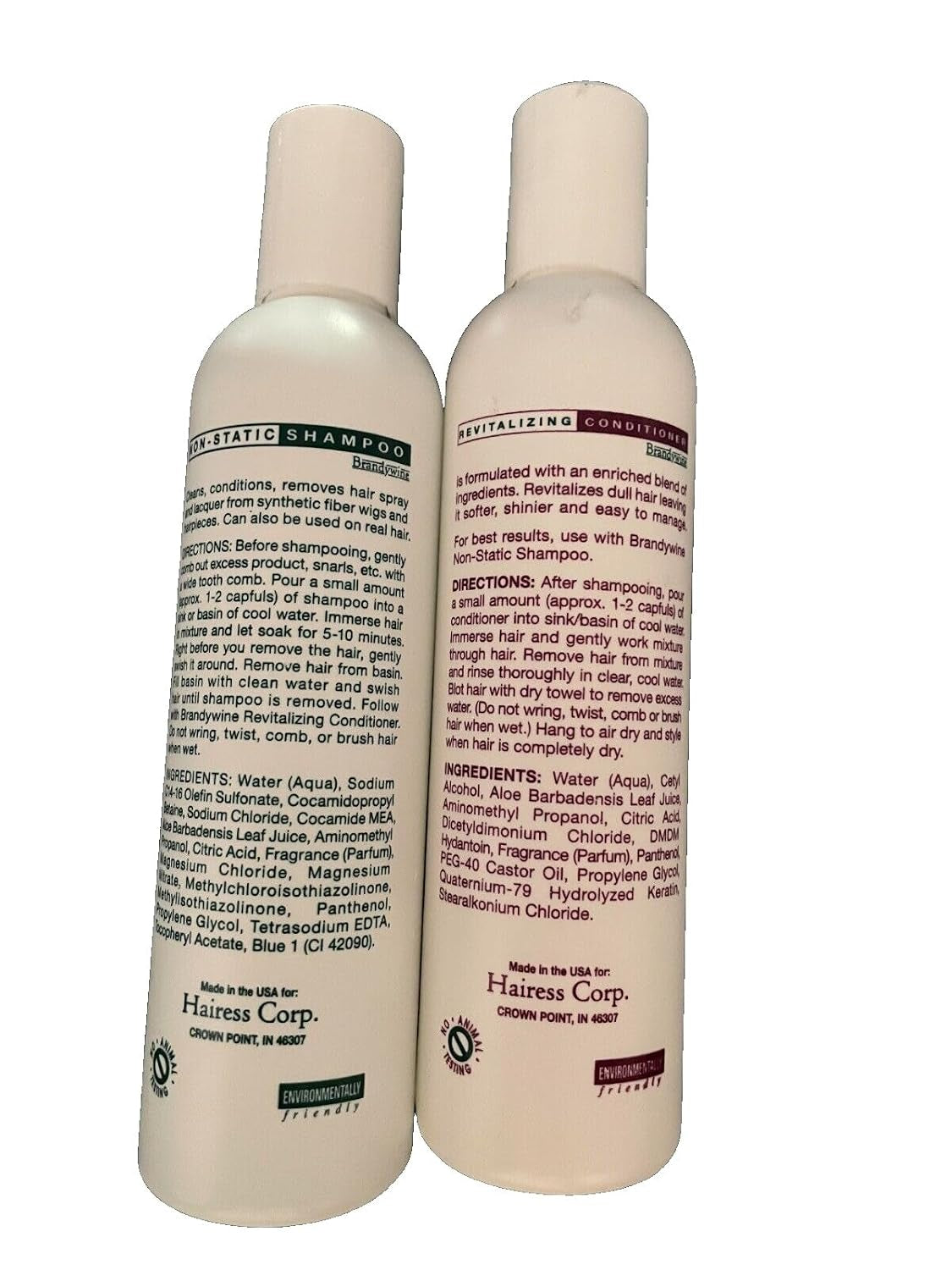 Anti Static Shampoo & Conditioner 8 Ounce, Value Pack Bundle 2 Items