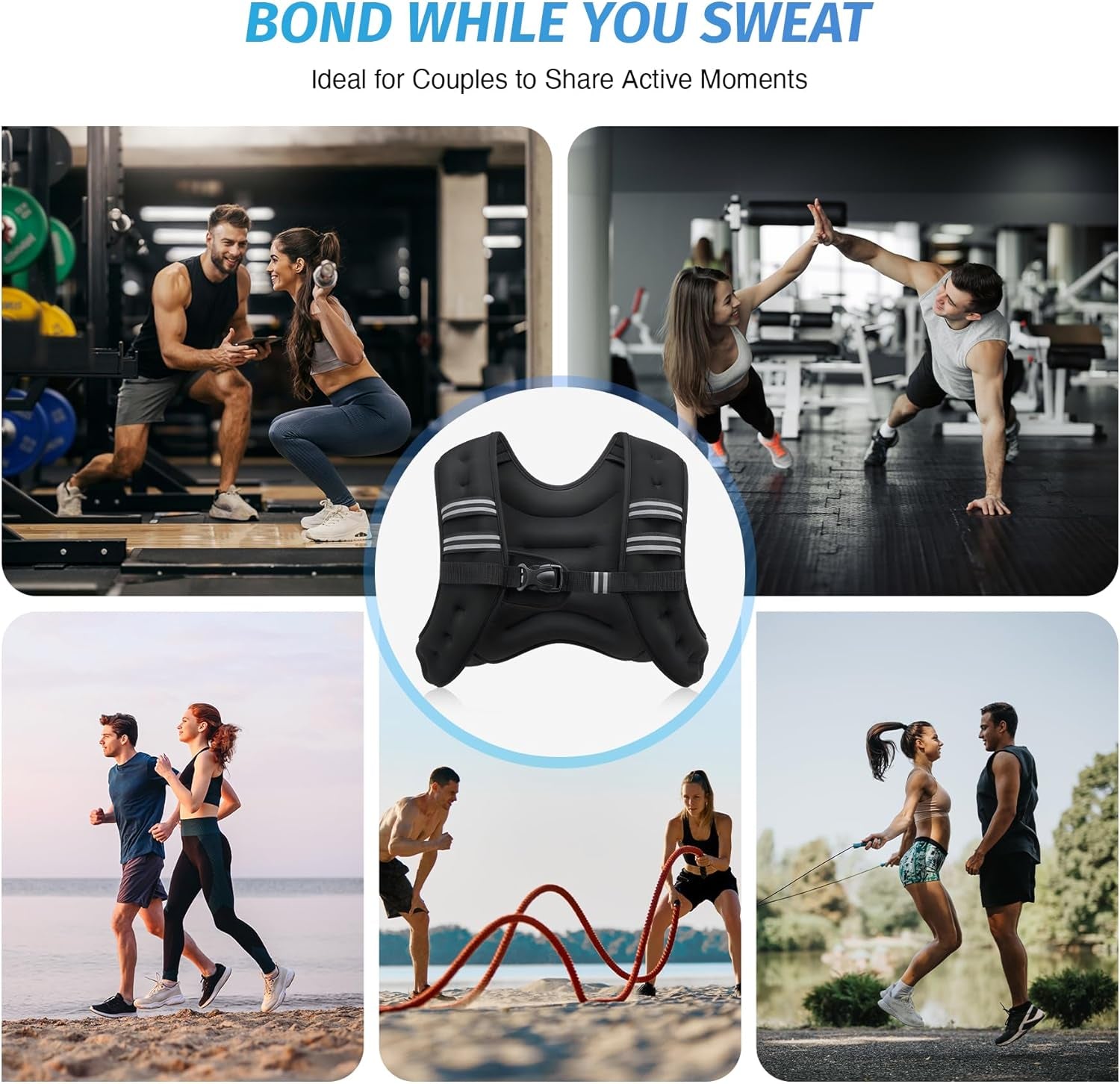 Transform Your Workouts with the Ultimate Weighted Vest - Available in 6 to 30 Pounds for Enhanced Strength Training and Weight Loss!