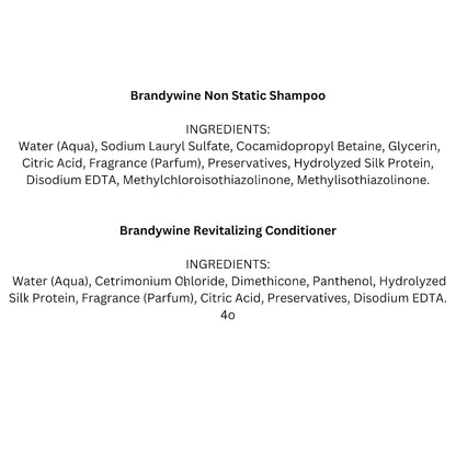Non Static Shampoo & Revitalizing Conditioner, 16 Oz, 2 Pack Bundle