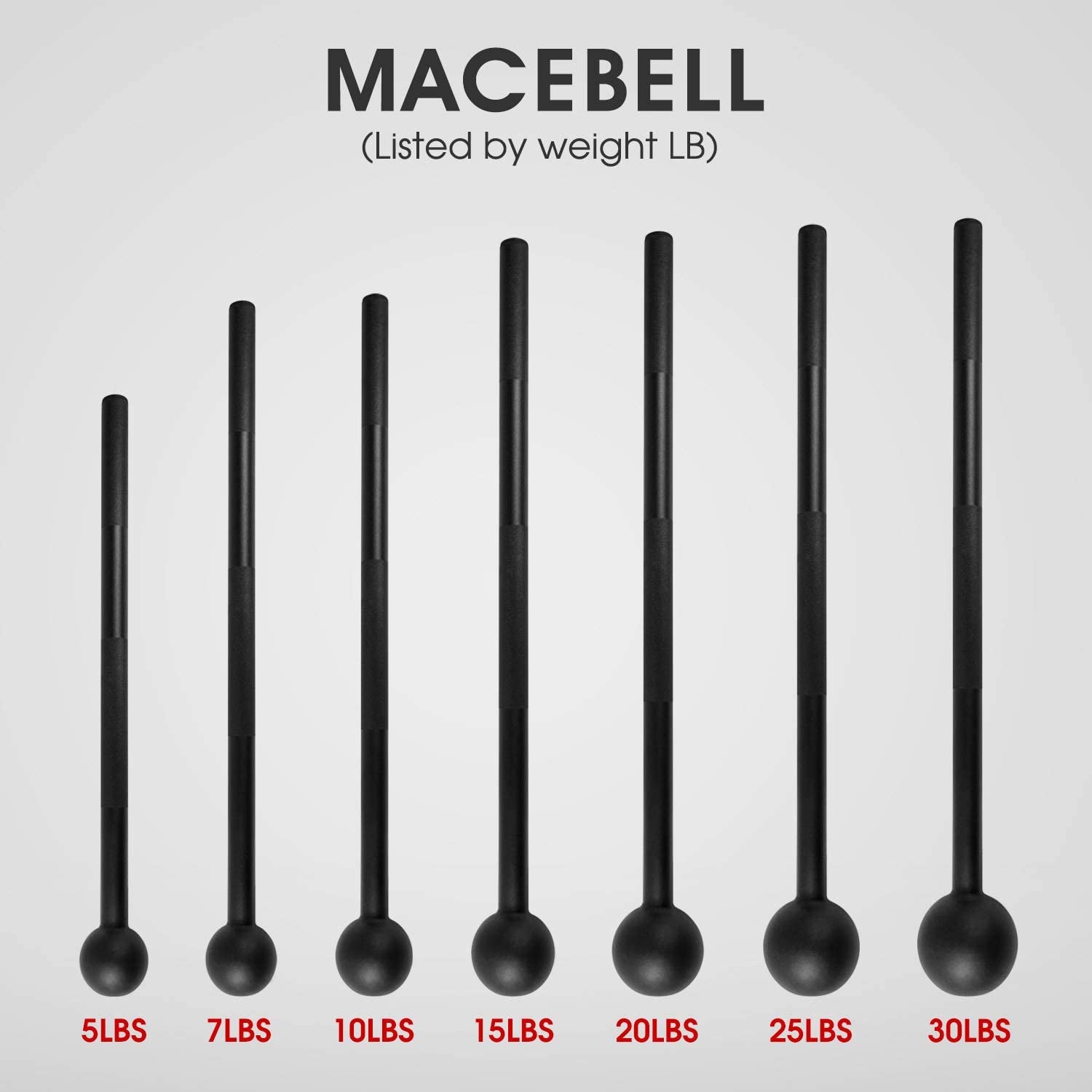 Elevate Your Fitness with Our Heavy-Duty Steel Mace Bell - Strengthen Your Full Body, Build Grip and Endurance with Perfect for Home Workouts!