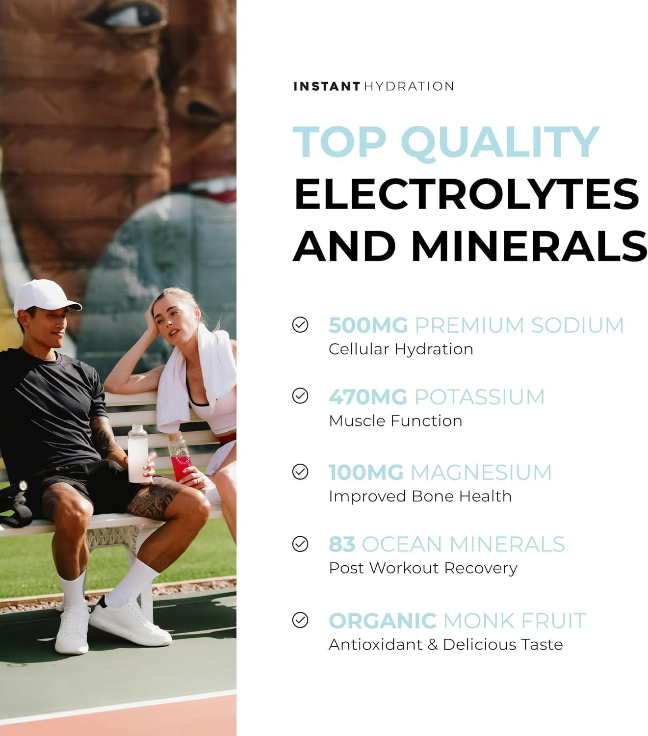 Electrolytes Powder Packets - Variety Pack - Zero Sugar - Keto, Vegan, Gluten-Free, Non-Gmo - Boost Recovery, Brain Function, Muscle & Tissue Health - 12 Sticks