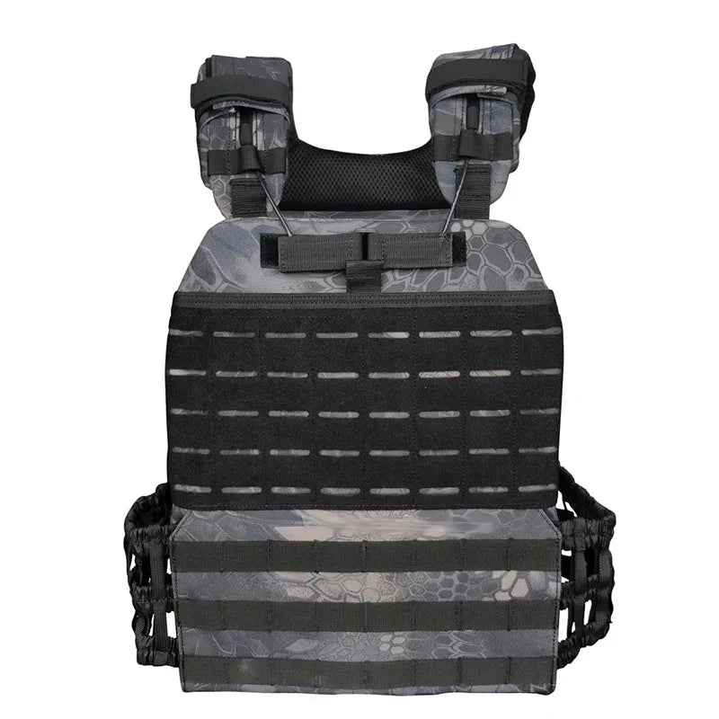 Tactical Adjustable Vest Hunting Airsoft Molle Waistcoat Hiking Assault Plate Carrier Vest Hunting Protect Outdoor Equipment