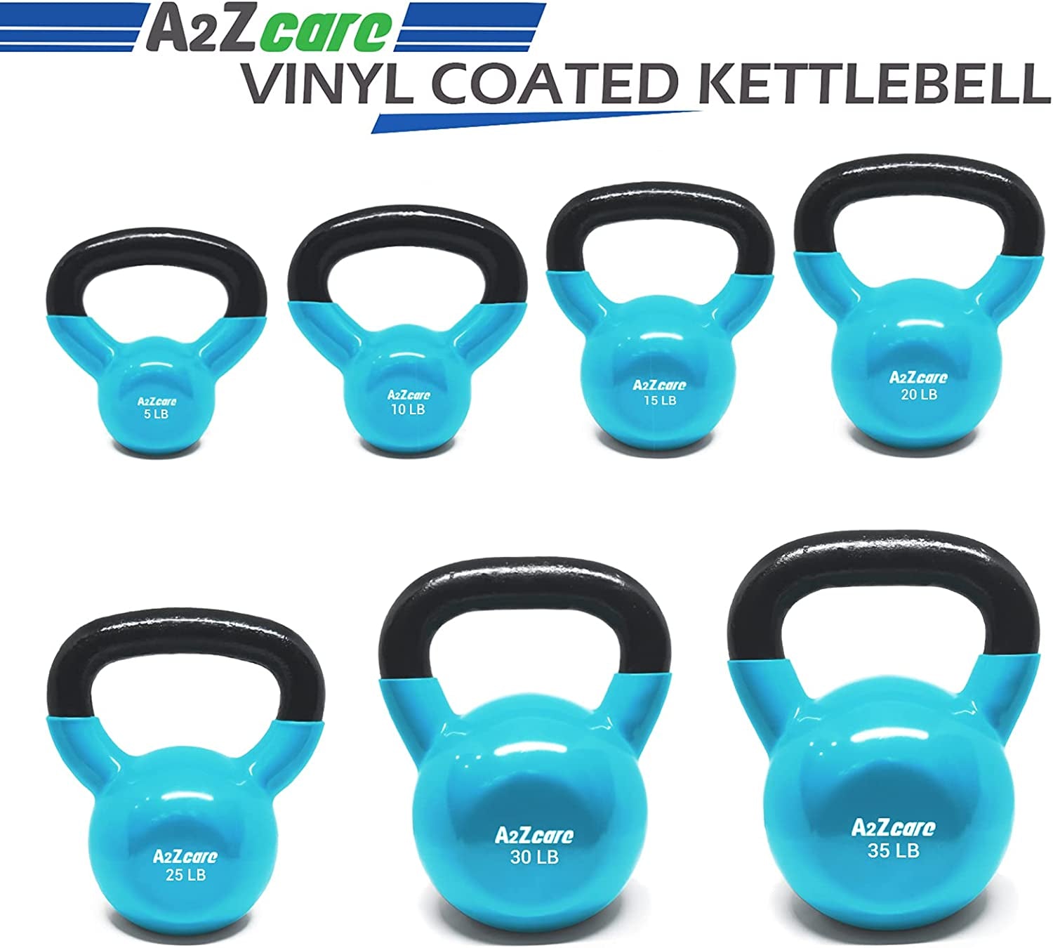 Elevate Your Workout with Our 30lbs Vinyl Coated Kettlebell - Perfect for Cross Training, Body Workouts, and Muscle Building