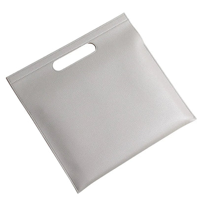 A4 Heavy Leather Document Bag, Fashion Conference Brochure, Office Organizer, Tablet Bag, Office Organizer, Folder