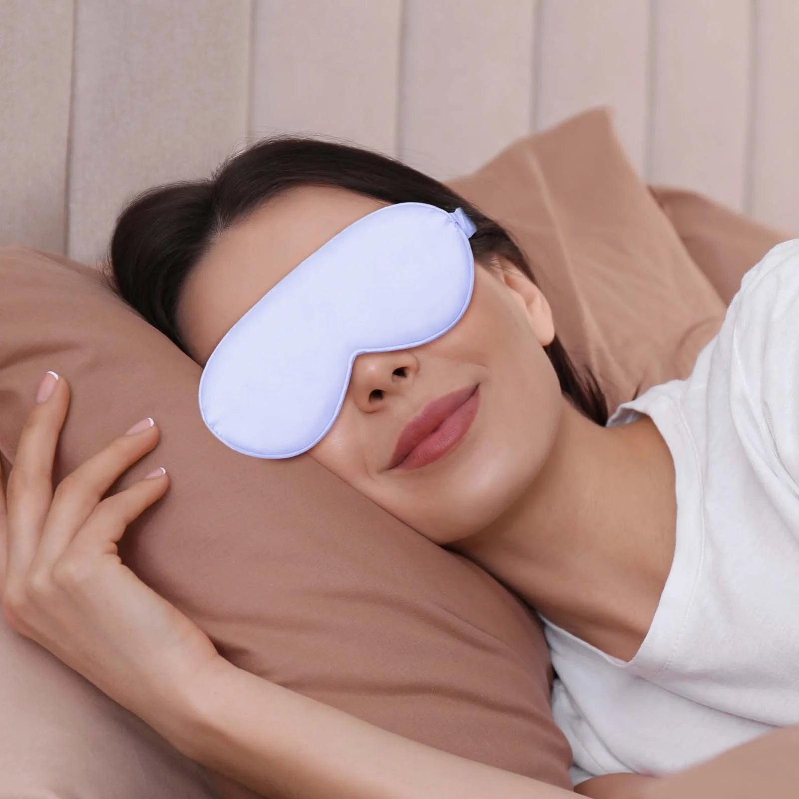 3Pcs Sleep Mask!  Dual-Sided Silk-Like Satin Fabric Eye Cover for Bedroom Travel Office, Blackout Sleep Mask for Women Men, Soft Comfortable Sleeping Eye Mask for Night Rest Nap