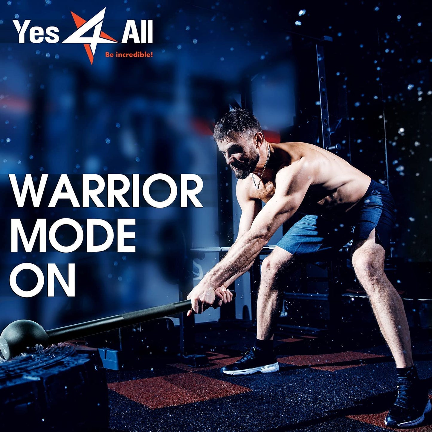 Elevate Your Fitness with Our Heavy-Duty Steel Mace Bell - Strengthen Your Full Body, Build Grip and Endurance with Perfect for Home Workouts!