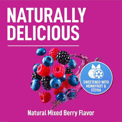 Electrolytes Powder – Mixed Berry, Zero Sugar, 12.5 Oz Tub - Zero Calorie Hydration Mix Packed with Potassium, Magnesium, and Essential Trace Minerals. Daily Electrolyte Support