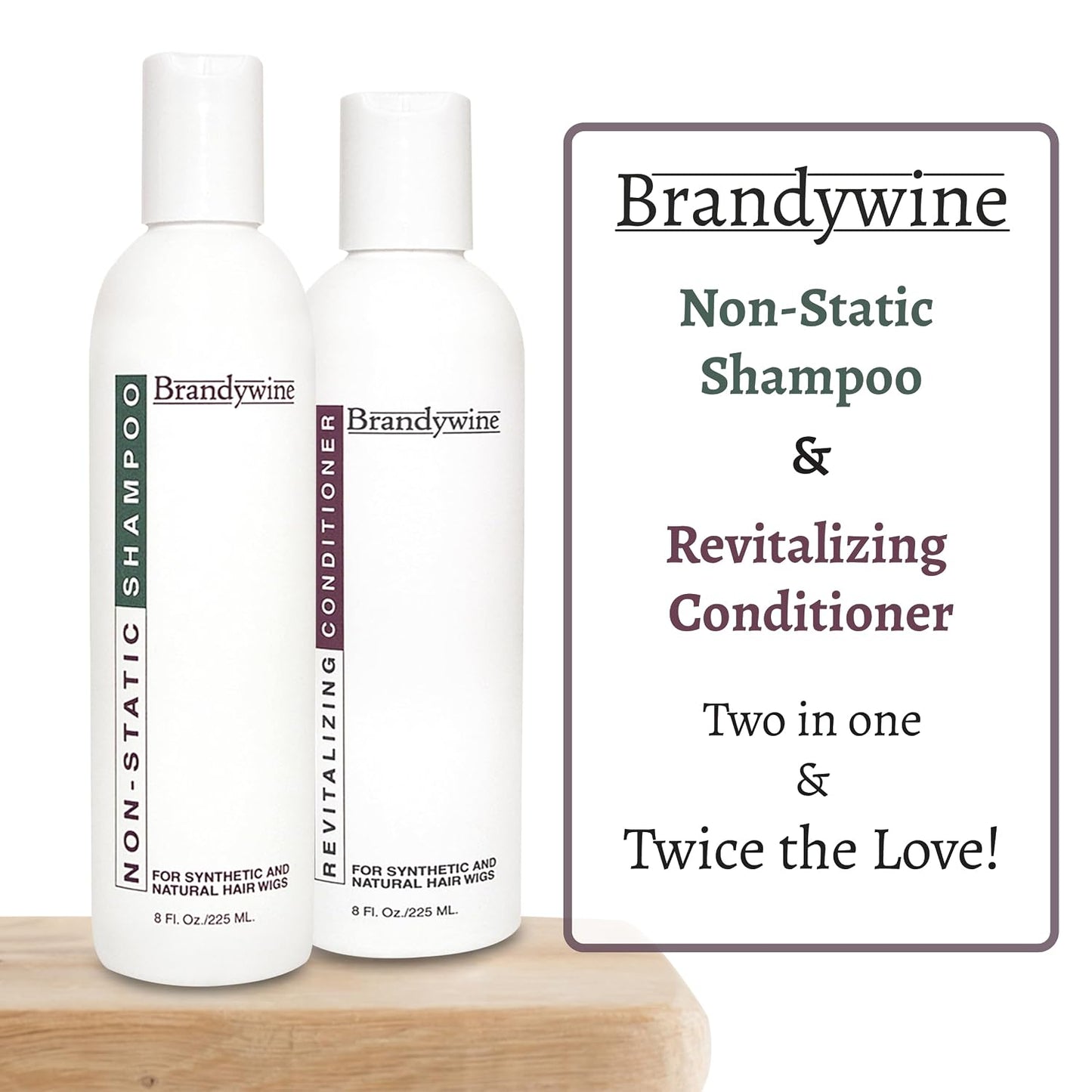 Anti Static Shampoo & Conditioner 8 Ounce, Value Pack Bundle 2 Items