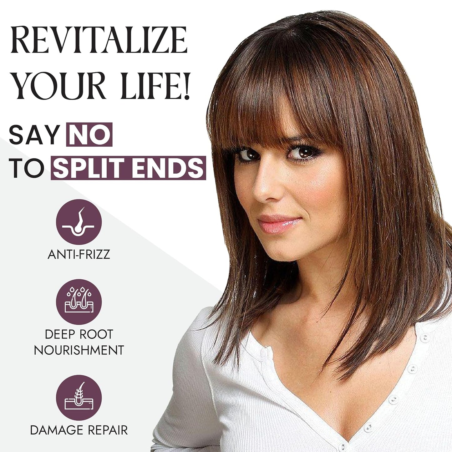 Non Static Shampoo & Revitalizing Conditioner, 16 Oz, 2 Pack Bundle