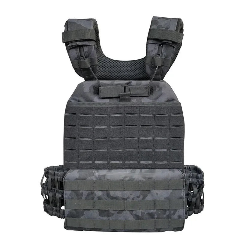 Tactical Adjustable Vest Hunting Airsoft Molle Waistcoat Hiking Assault Plate Carrier Vest Hunting Protect Outdoor Equipment