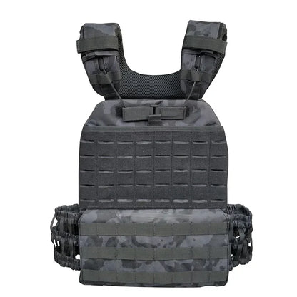 Tactical Adjustable Vest Hunting Airsoft Molle Waistcoat Hiking Assault Plate Carrier Vest Hunting Protect Outdoor Equipment