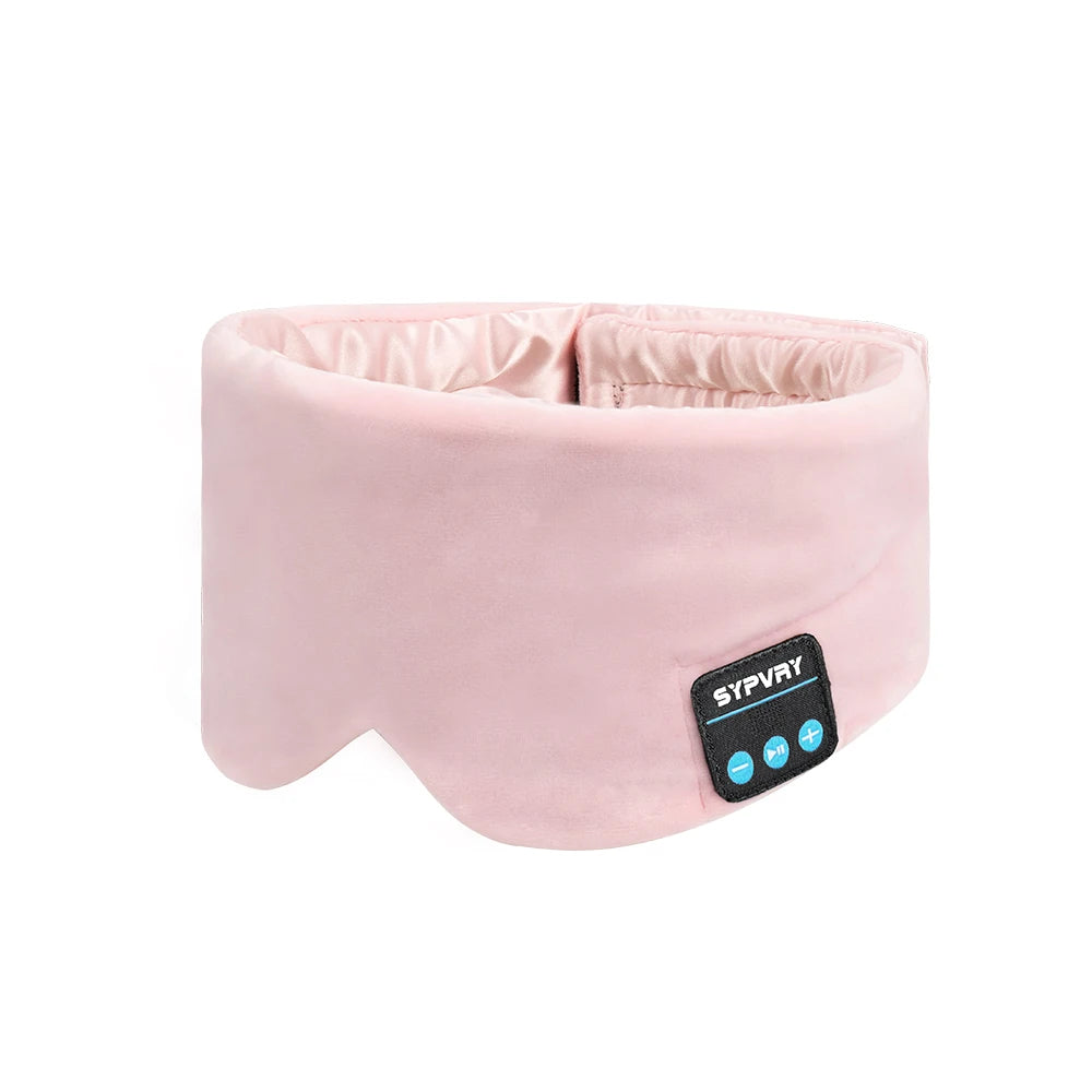 Silk Sleep Mask with Headphones Premium Silk Sleep Mask with Wireless Headphones Comfortable Sleeping Headphones Mask