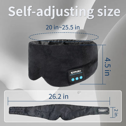 Silk Sleep Mask with Headphones Premium Silk Sleep Mask with Wireless Headphones Comfortable Sleeping Headphones Mask