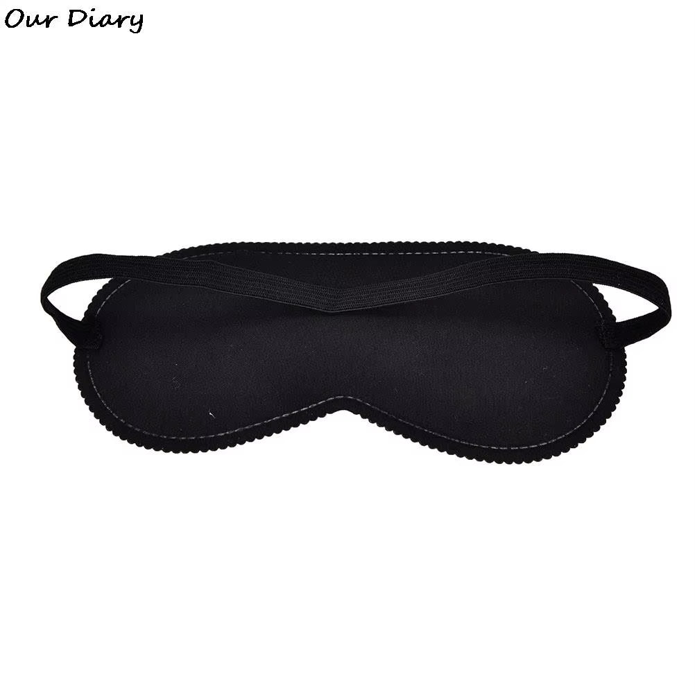 1Pc Sleeping Eye Mask Black Eye Shade Sleep Mask Black Mask Bandage on Eyes for Sleeping Emotion Sleep Mask