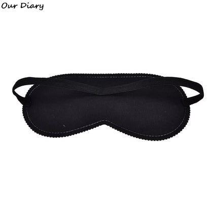 1Pc Sleeping Eye Mask Black Eye Shade Sleep Mask Black Mask Bandage on Eyes for Sleeping Emotion Sleep Mask