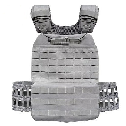 Tactical Adjustable Vest Hunting Airsoft Molle Waistcoat Hiking Assault Plate Carrier Vest Hunting Protect Outdoor Equipment
