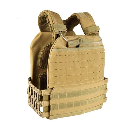 Tactical Adjustable Vest Hunting Airsoft Molle Waistcoat Hiking Assault Plate Carrier Vest Hunting Protect Outdoor Equipment
