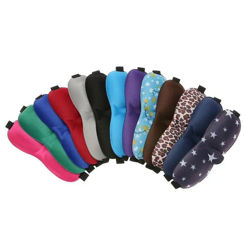 1 Pc 3D Sleep Mask Blindfold Sleep Aid Soft Memory Foam Eye Mask Suitable for Sleep Travel Blackout Sleep Mask Eye Mask Eyepatch
