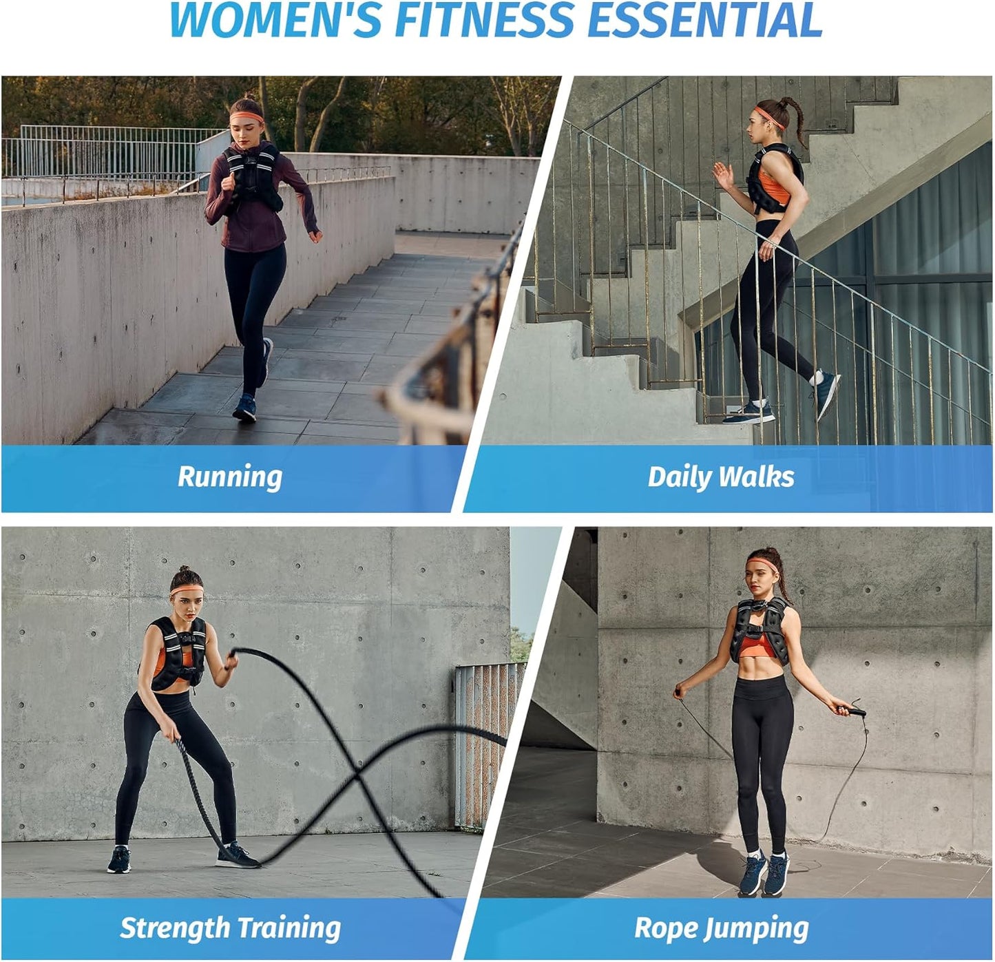 Transform Your Workouts with the Ultimate Weighted Vest - Available in 6 to 30 Pounds for Enhanced Strength Training and Weight Loss!