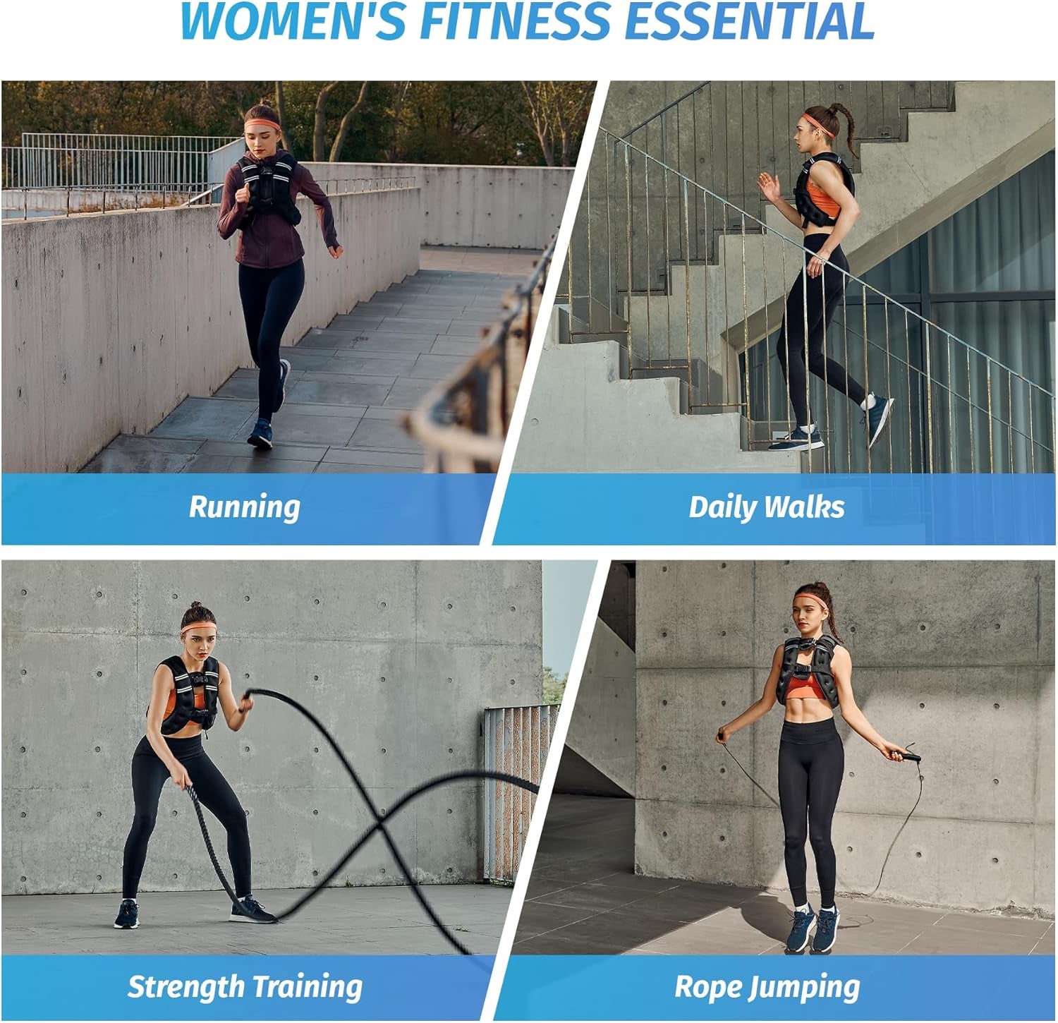 Transform Your Workouts with the Ultimate Weighted Vest - Available in 6 to 30 Pounds for Enhanced Strength Training and Weight Loss!
